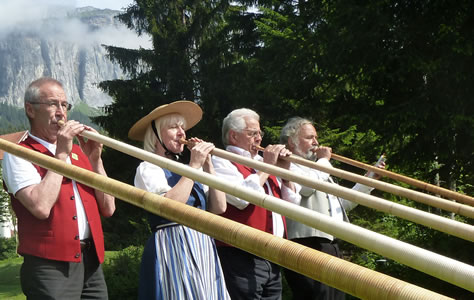 Feldgottesdienst mit Taufe am Crestasee