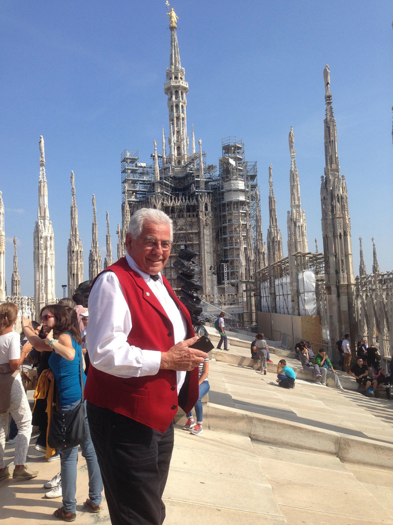 Teilnahme am Alphorn Weltrekord in Milano